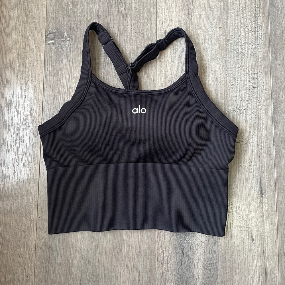 Alo Seamless Ribbed Favorite Bra Tank